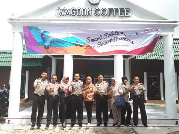 Polresta Sambangi Wagoon Cafe